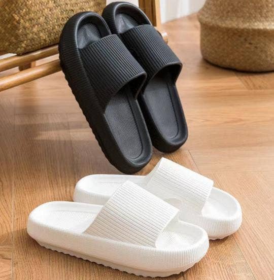 JOSSLYN by wall to wall - Wholesale Slides - Women's - FLAT COMFORT AIR CLOUD EVA SLIDE SANDALS SLIPPERS | 40SP0106