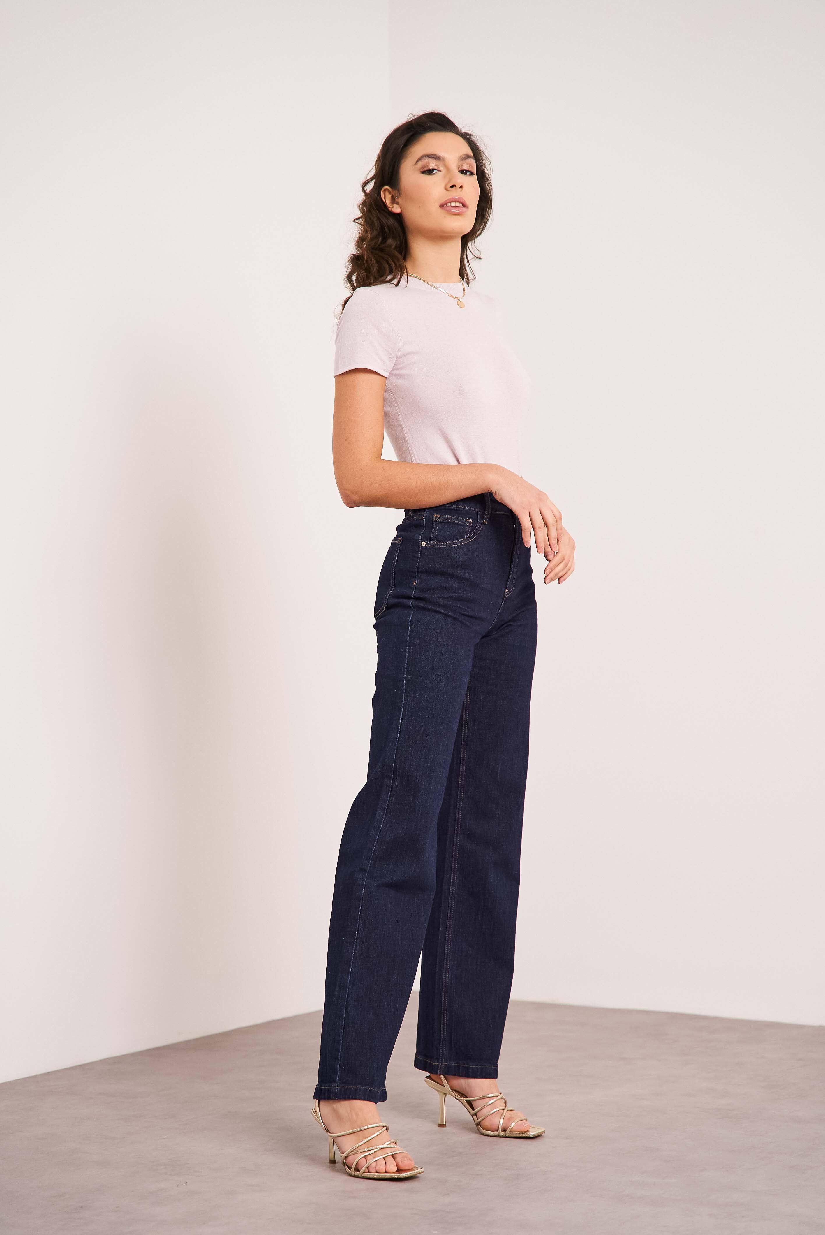 Oraije Paris - Vendita all'ingrosso Jeans - Donna - Jeans Barbara a gamba larga23