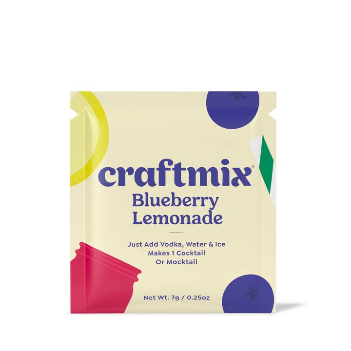 Craftmix - Wholesale Cocktail Mix/Syrup - Blueberry Lemonade & Cocktail Mixer - Single / Caddy Refill5
