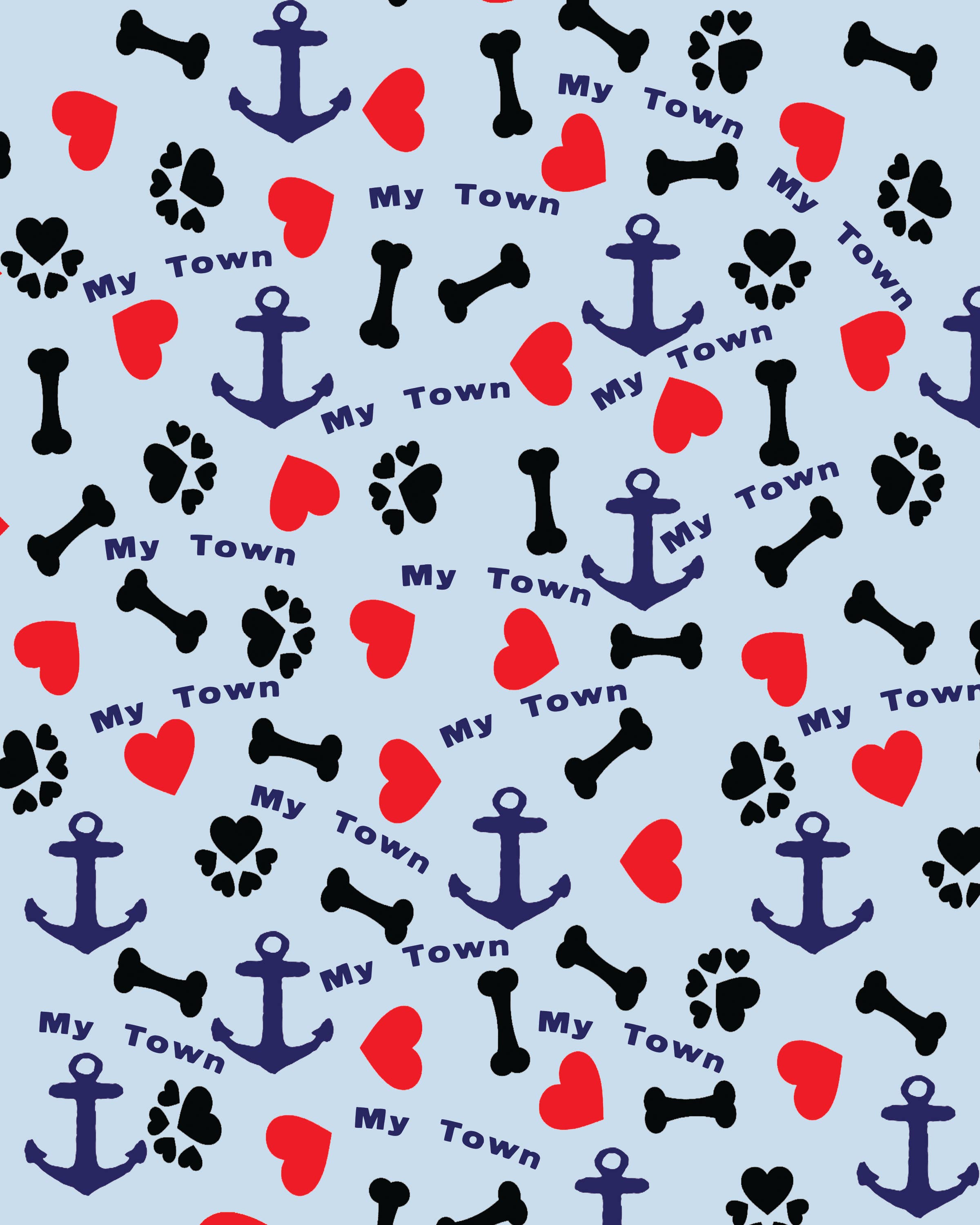 Maritime Tribes LLC - Wholesale Pet Collar - Dog - Dog Collar (custom artwork or your local map)4