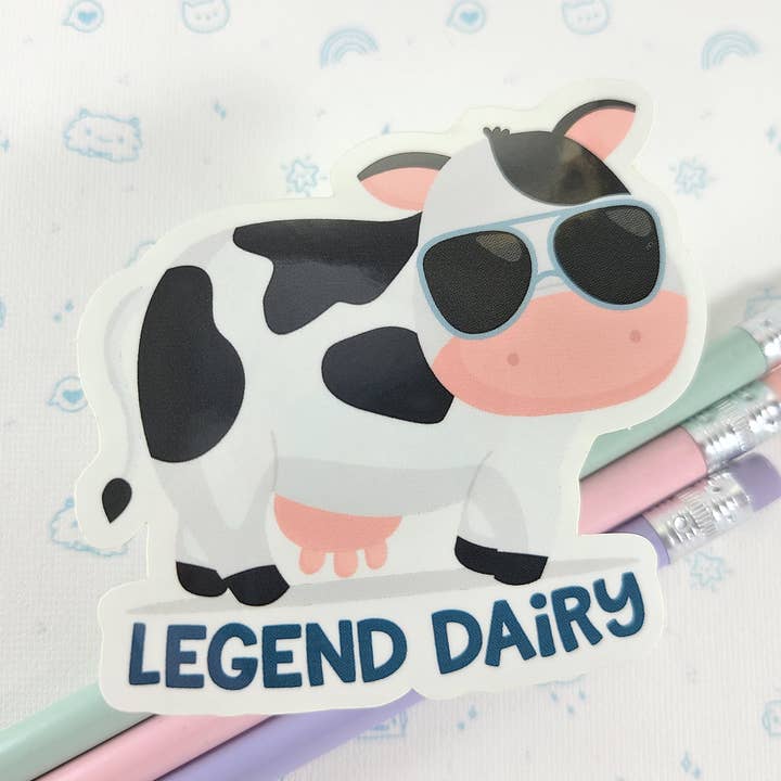 Cow Sticker for wholesale by FunUsual Suspects