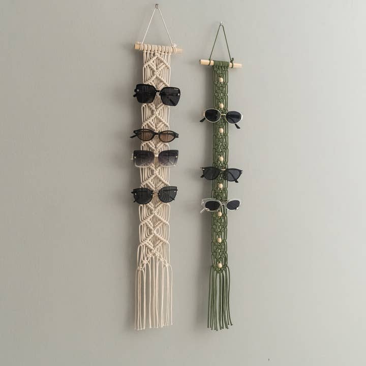 HeartCrafted - Wholesale Sunglasses/Glasses Strap - Unisex - Macrame Sunglasses Holder Wall Hanging I9620