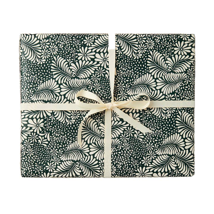 Green Botanical Gift Wrap for wholesale by Lucy says I do