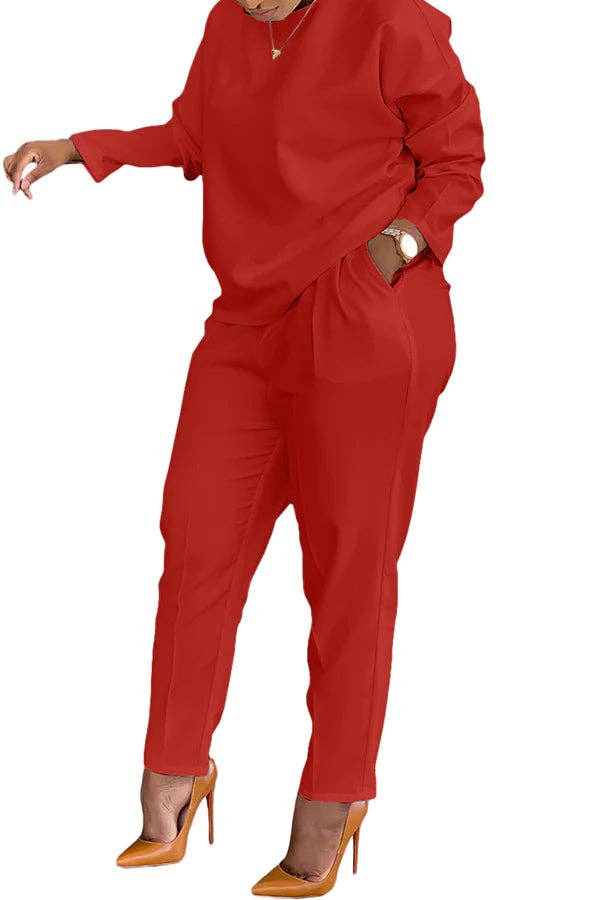 MB Fashion Wholesale - Wholesale Top & Pant Set (NOT Loungewear) - Women's - MB FASHION 7 COLORS  2 PCs SET 202R5