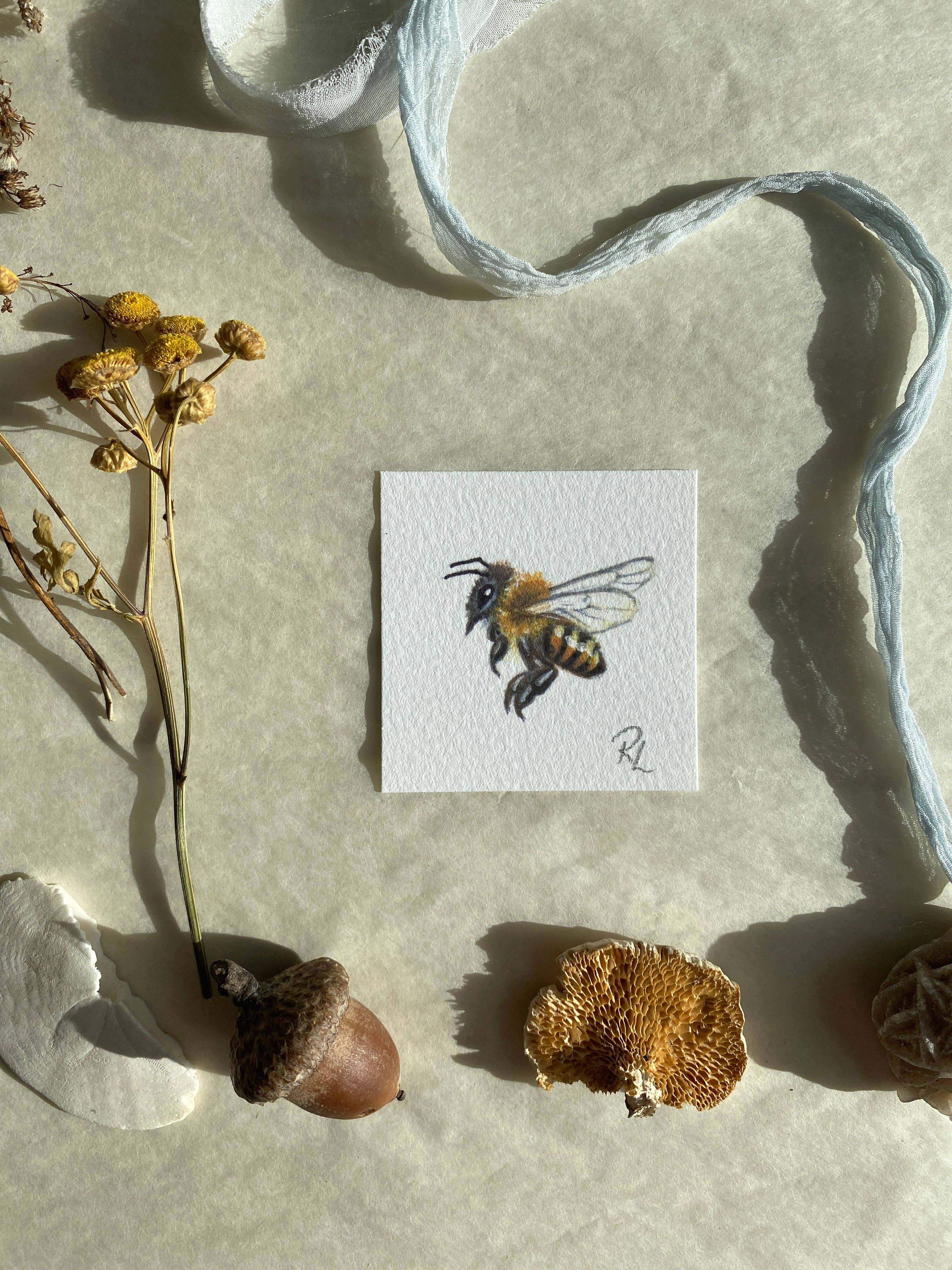 Rebekah Lowell Creative Studio - Wholesale Art Print - Honeybees Little Print2