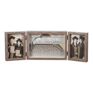 Melannco 7-Opening Letterboard Photo Collage Frame, Black