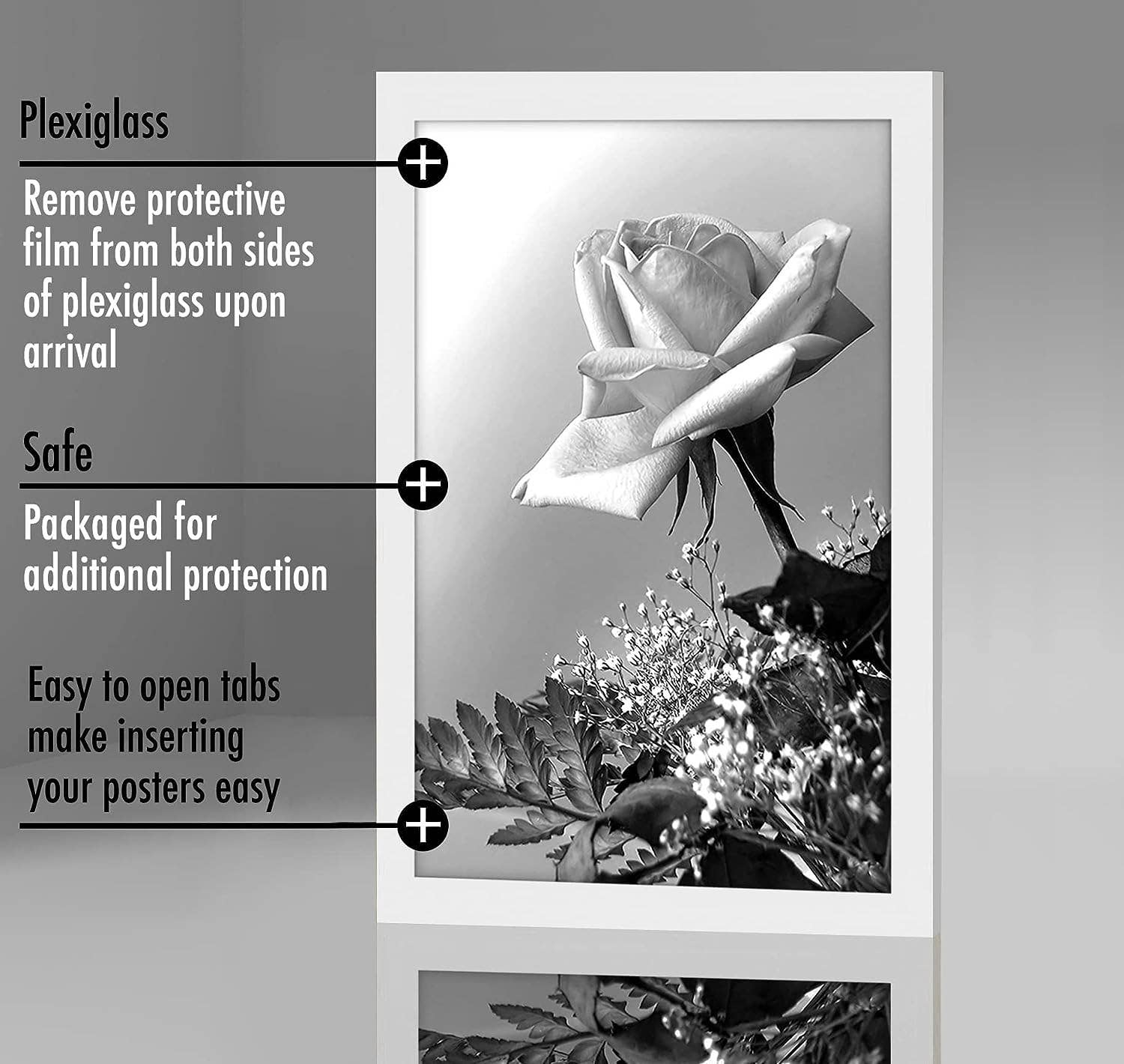 Americanflat - Wholesale Picture Frame - Americanflat Poster Frame with Wide Molding92