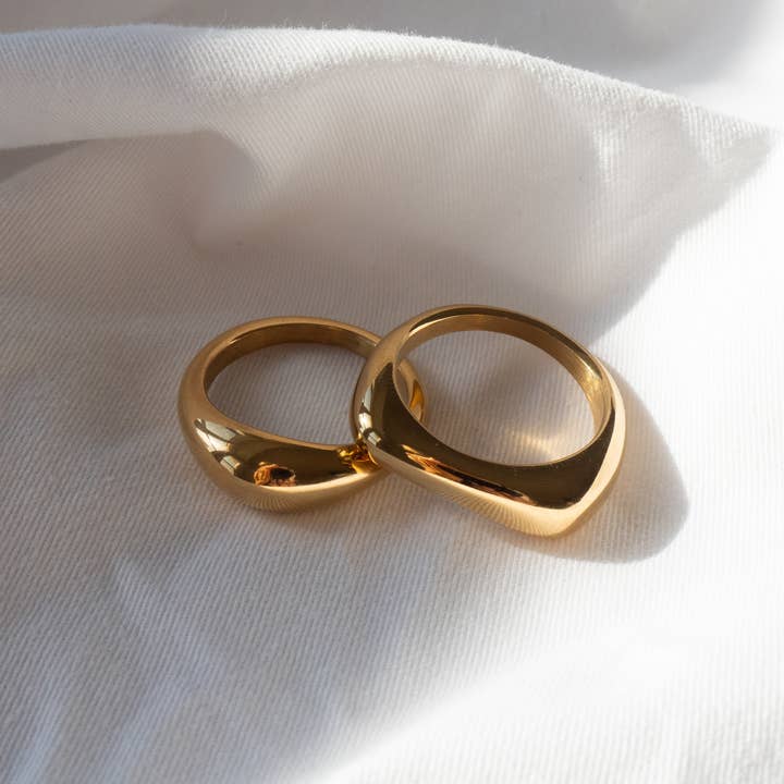 JacqMaria Jewelry - Wholesale Band/Stacked Ring - Winona Double Ring1