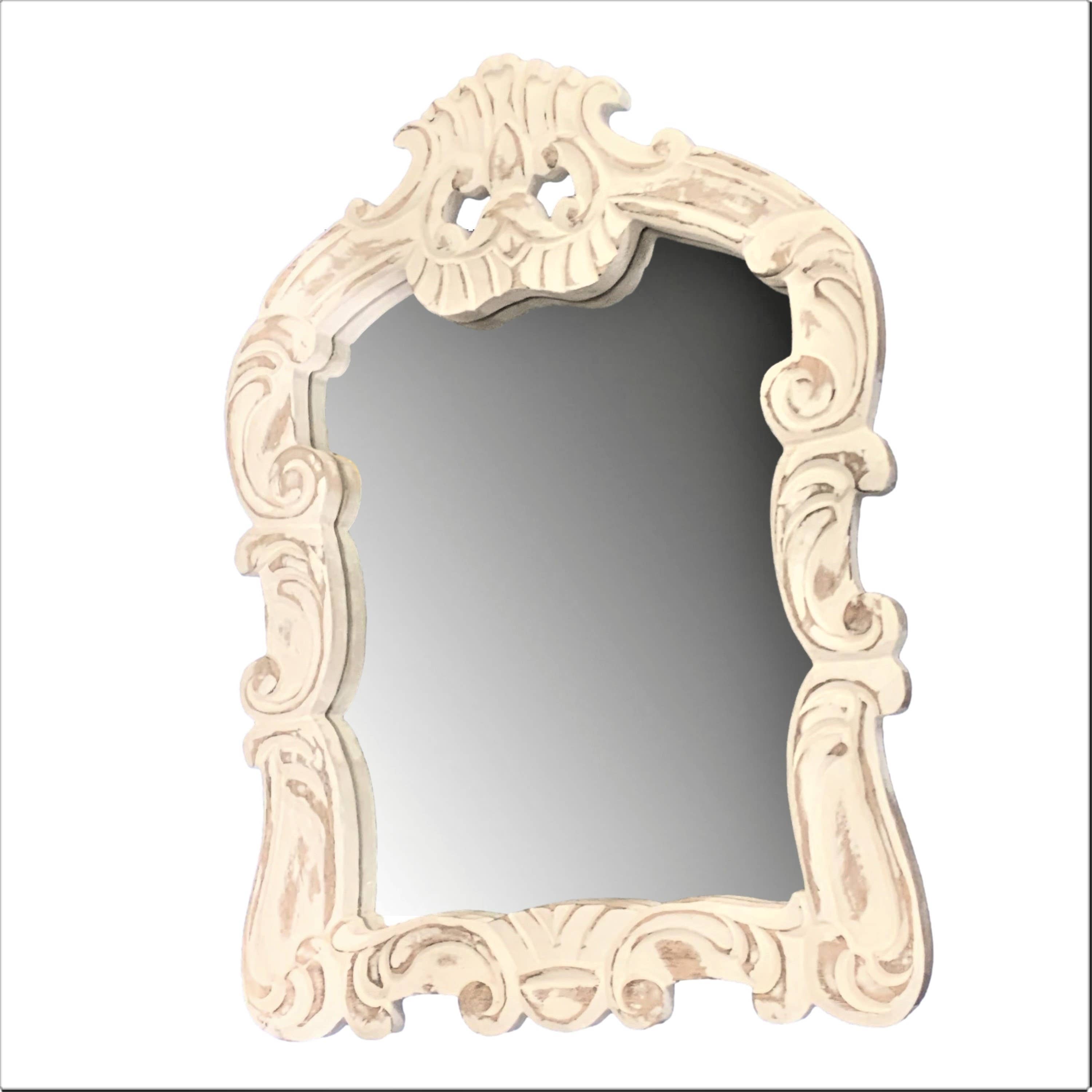 Wilco Home - Wholesale Wall Mirror - Royal Orleans Hand-Carved Wood Vanity Wall Mirror7