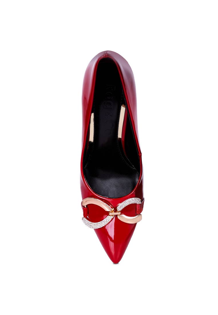 Rag Company - Wholesale High Heels - Women's - COCKTAIL Buckle Embellished Stiletto Pump Shoes17