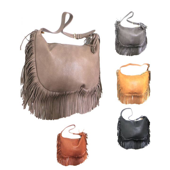 Boho Fringe Western Purse for wholesale by Vita Star Body & Boutique
