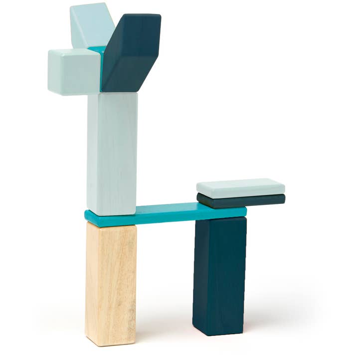 Tegu - Wholesale Building Set - Kids - 42 Piece Magnetic Wooden Block Set16