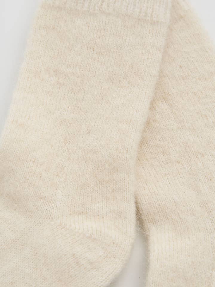 Pairs Socks - Wholesale Socks – Unisex - Clotted Cream Ultra Soft Alpaca Bed Socks2