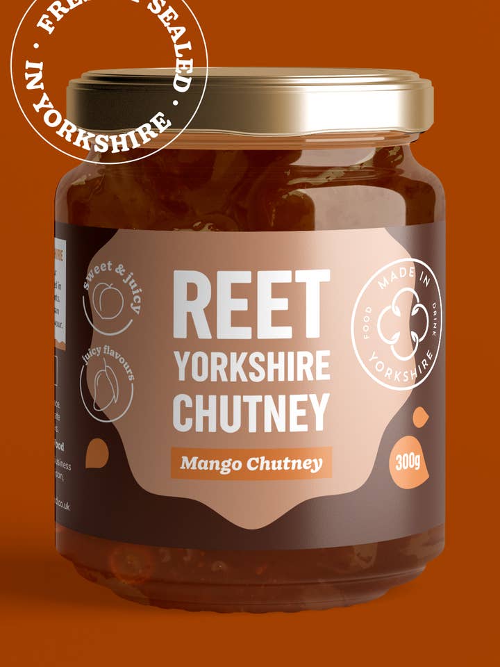 Chutney de manga por atacado de Reet Yorkshire Food