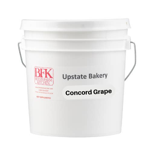 Beth's Farm Kitchen - Wholesale Jam/Jelly - Concord Grape Jam - Bulk 1 Gallon Food Service Tub