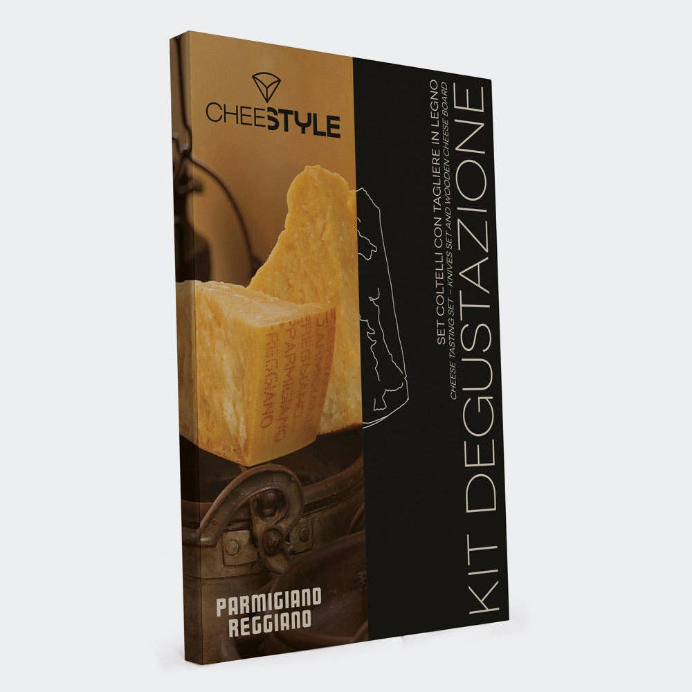 Italian Within – wholesale Cheese board – Cheese Tasting Set in Slate Stone 'Parmigiano Reggiano'1