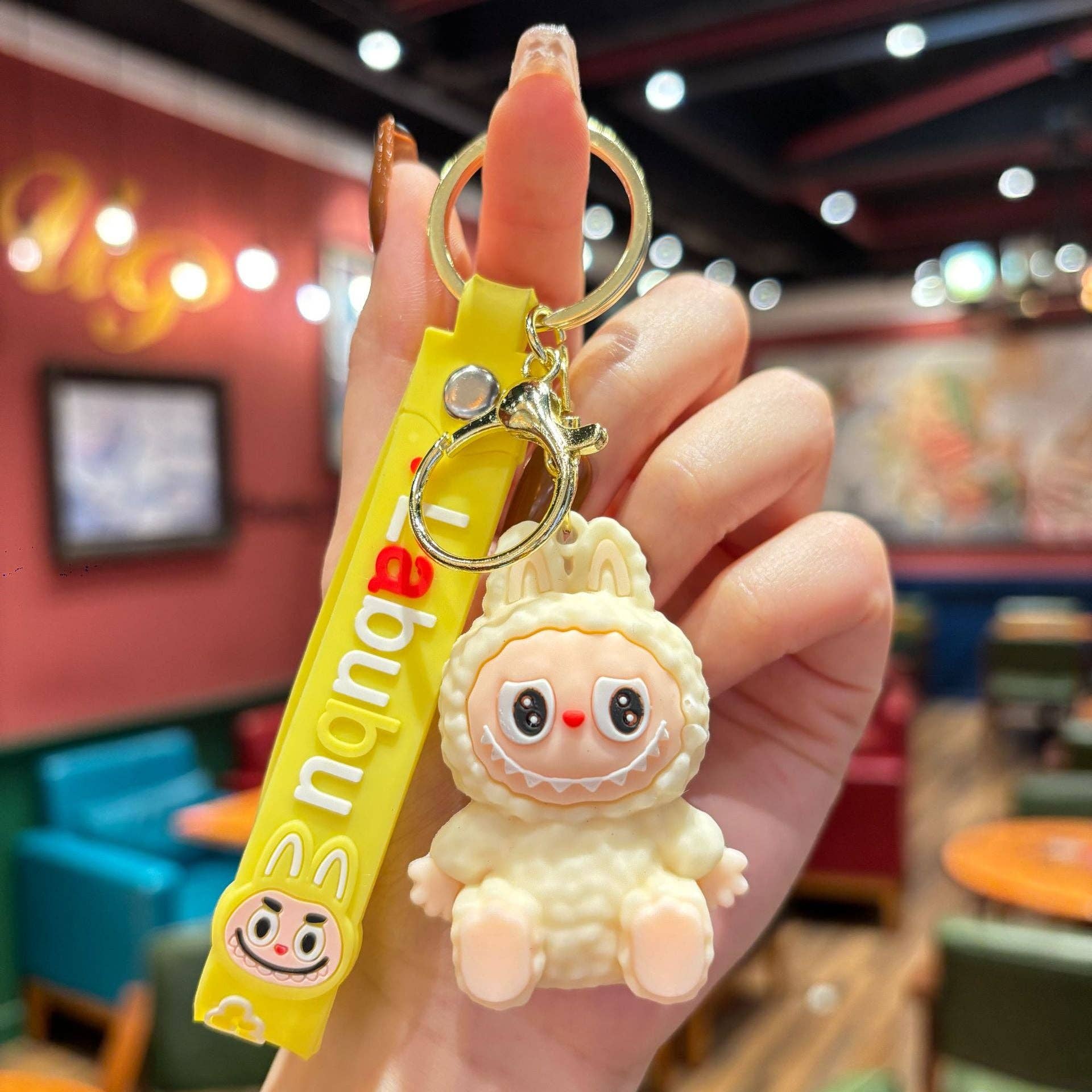 Little Trendy - Wholesale Keychain - Women's - Cute Silicone cute monster Keychain Bag Pendant0