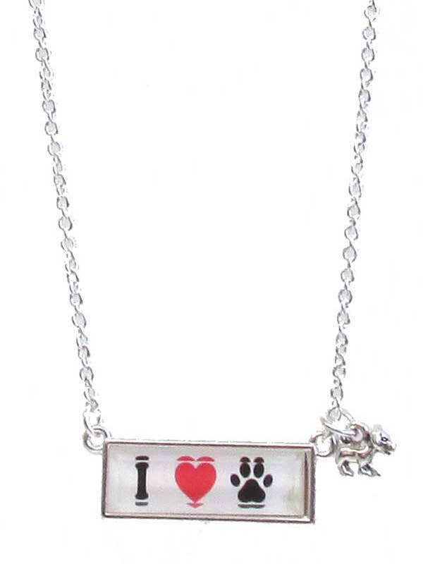 (N326) COLAR COM PENDENTE TEMÁTICO PARA AMANTES DE ANIMAIS por atacado de Jewelry Max