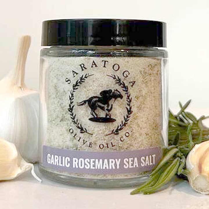 Garlic Rosemary Sea Salt for wholesale by Saratoga Olive Oil Company