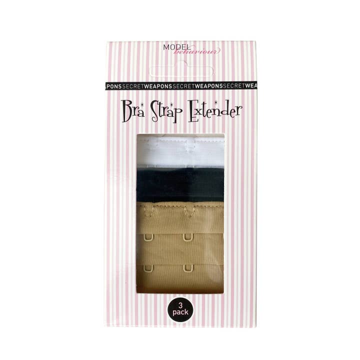 Bra Extenders - 3 Pack (2,3 and 4 Hook) for wholesale by Patricia Eve Ltd