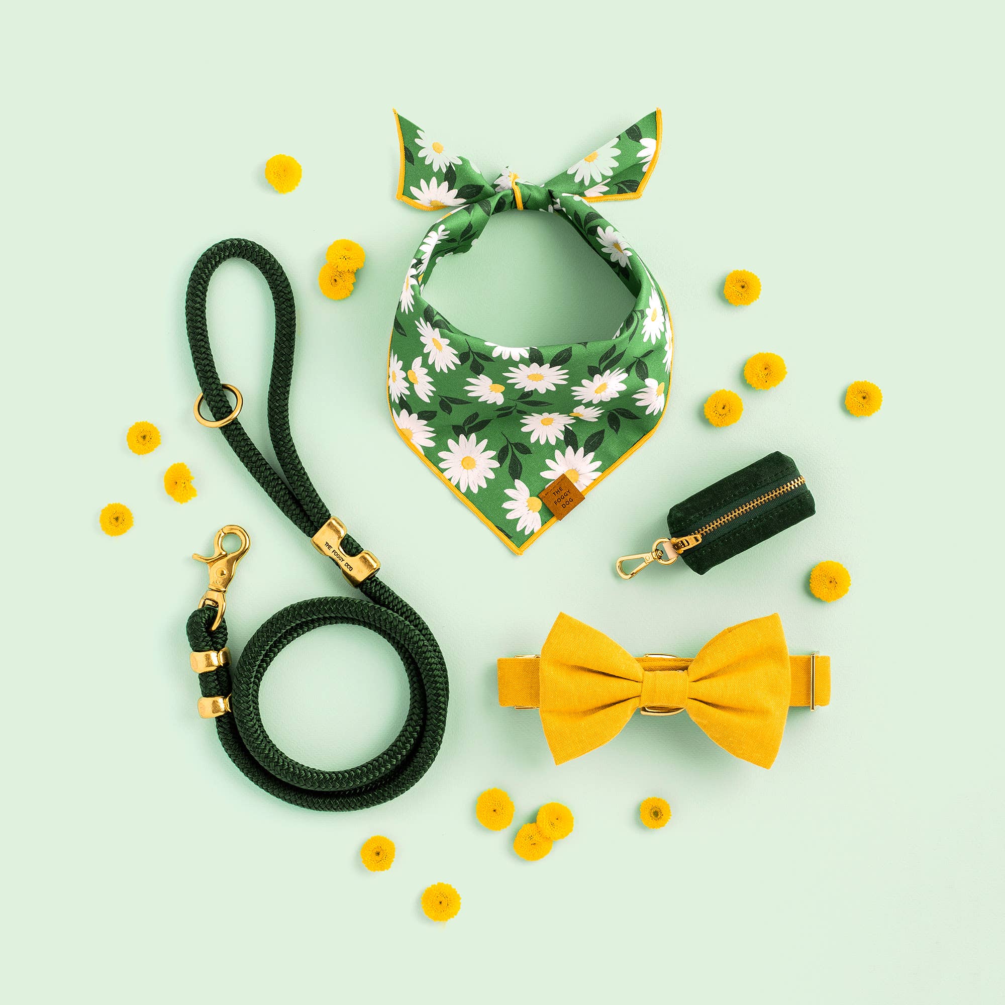 The Foggy Dog - Wholesale Pet Poop Bag Dispenser - Evergreen Waxed Canvas Poop Bag Dispenser8