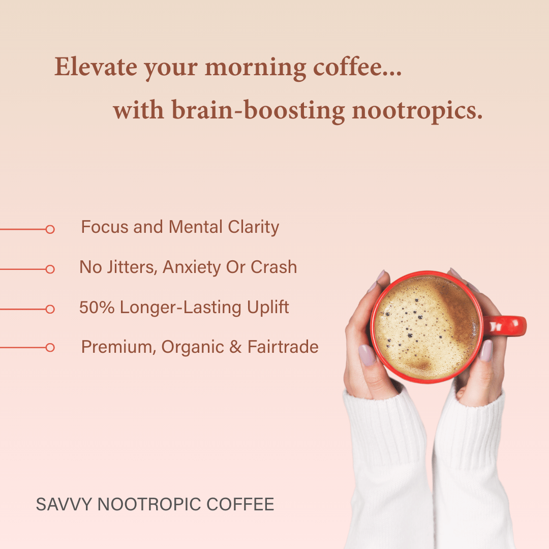 SAVVY BEVERAGES – wholesale Instant coffee/espresso – BIODEGRABLE COFFEE PODS + VITAMINS + NOOTROPICS + ADAPTOGENS3
