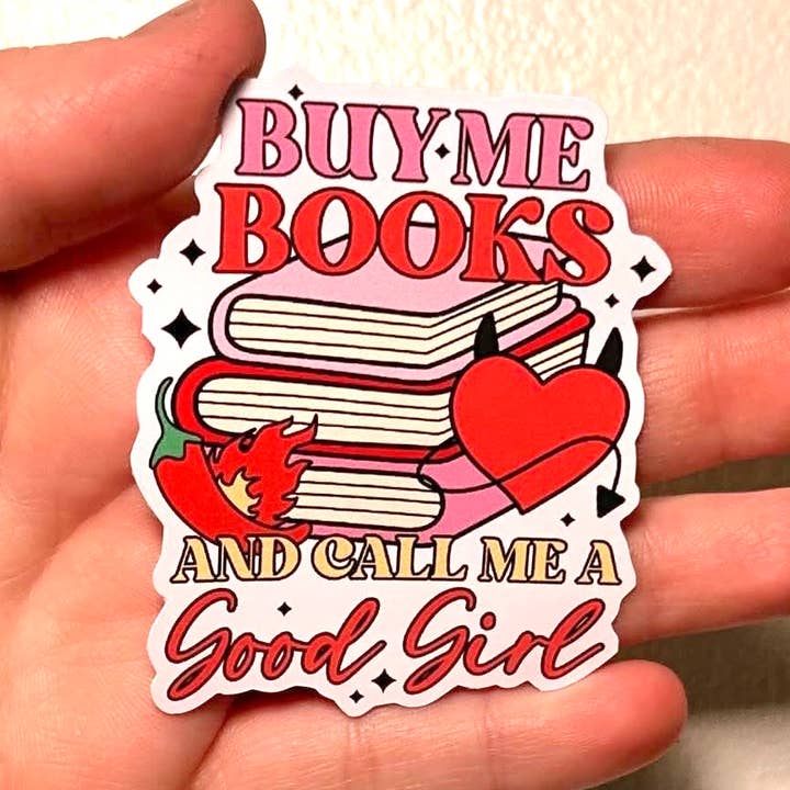 Compra Libri per Me - Adesivo/Magnete per Ragazze per la vendita all'ingrosso da parte di Oily Graphic Creations