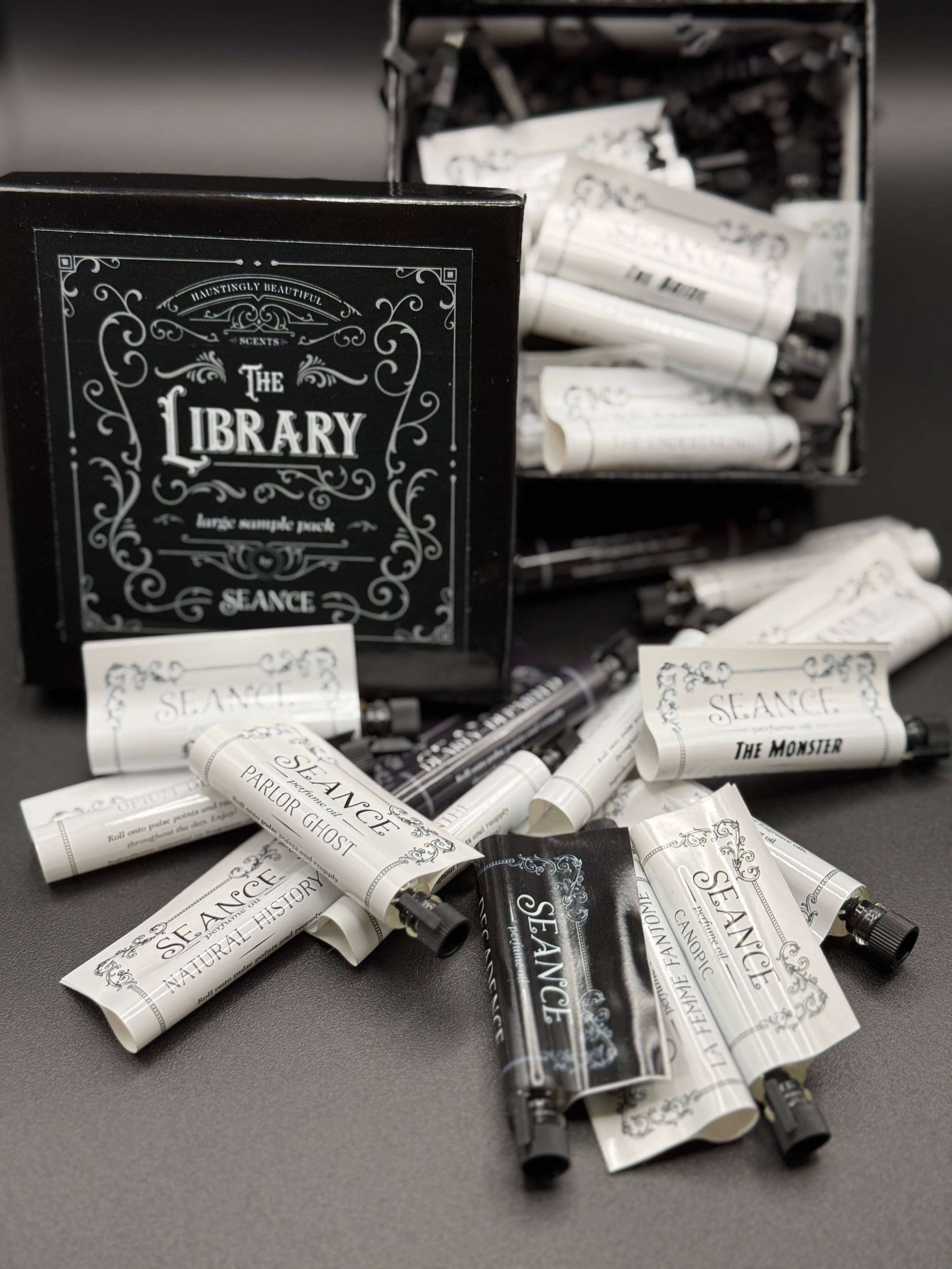 Seance - Wholesale Retailer Sample - Beauty & Wellness - The Library- large sample pack (all current scents)5