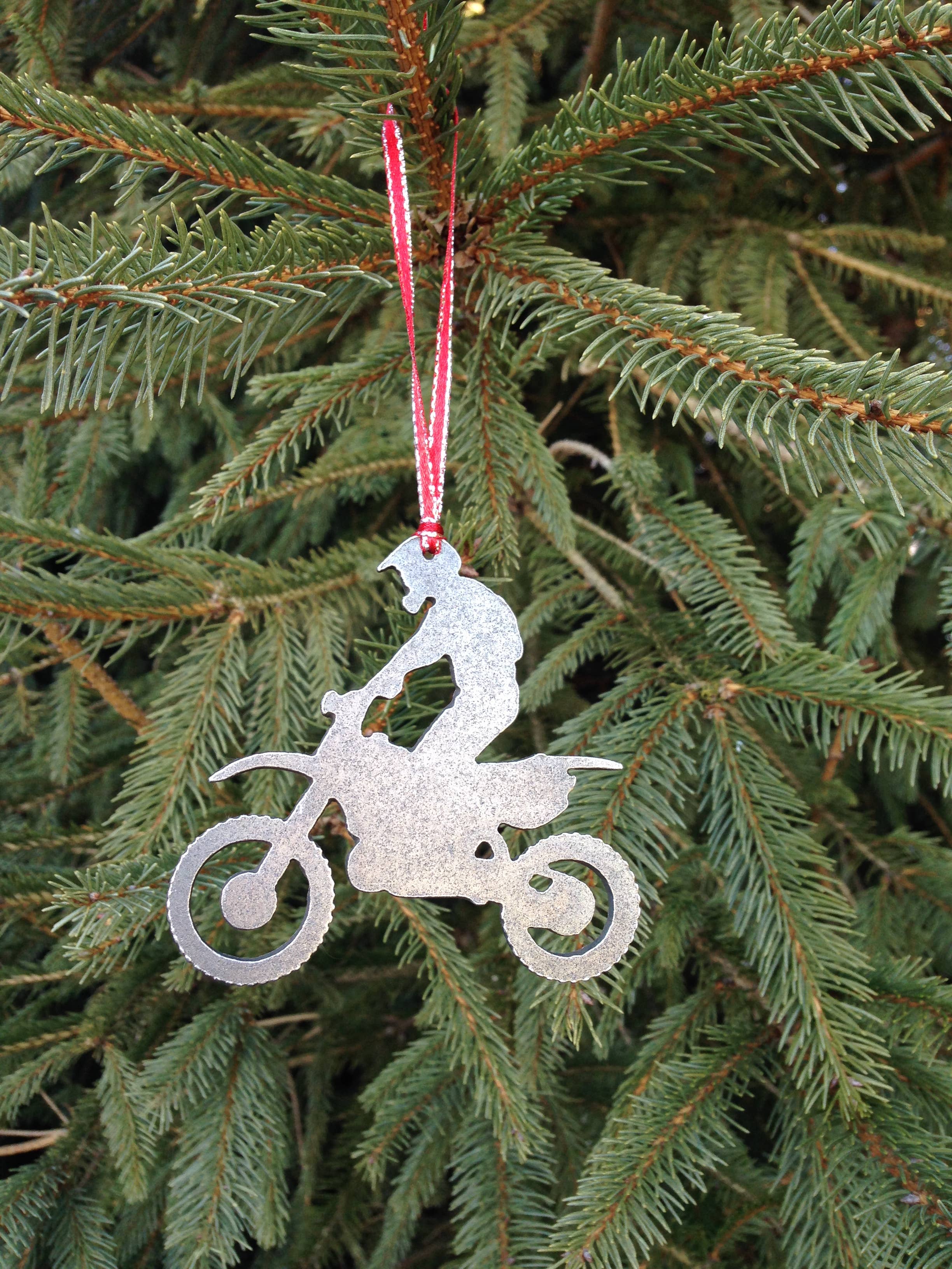 Burke Metal Work - Wholesale Ornament - Dirt Bike Boy Ornament3