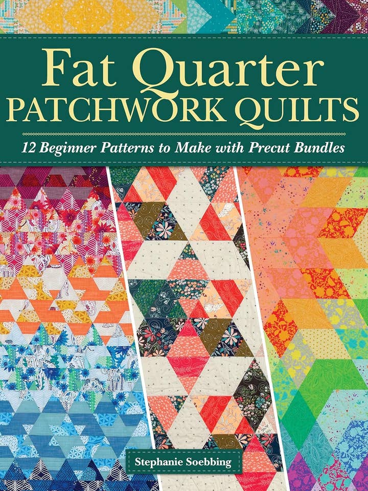 Fat Quarter Patchwork Quilts - 12 Beginner Patterns for wholesale by Fox Chapel Publishing