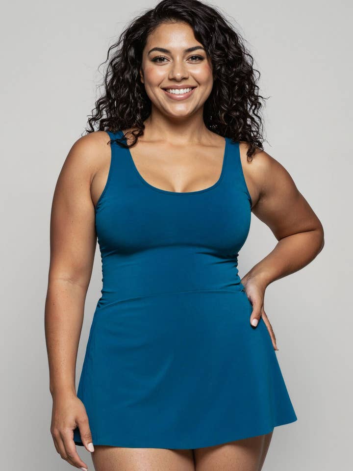 Hayley Swim Dress | Plus Size for wholesale by Calypsa