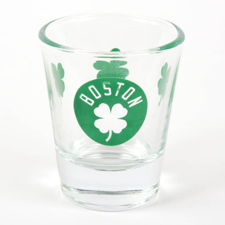 Boston Clover Shot Glass for wholesale by Transit Tees