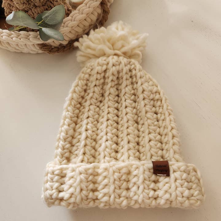 Naturalmarjory - Wholesale Beanie - Women's - Chunky knit hat. Pompom hat3