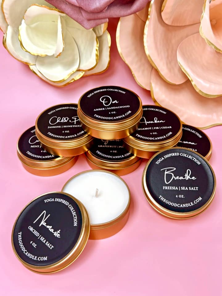 Gratitude Travel Candle for wholesale by The Good Candle