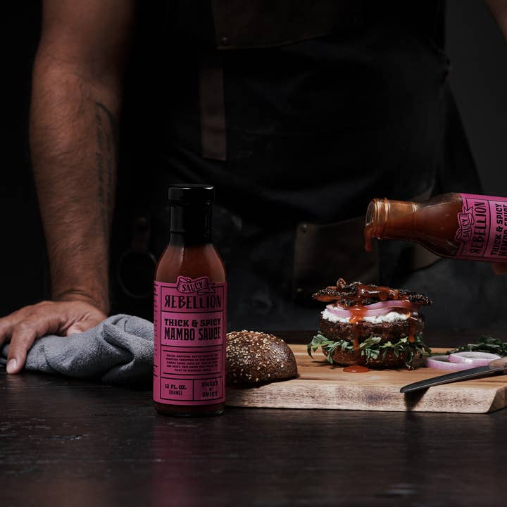 Saucy Rebellion - Wholesale Hot Sauce - Mambo Sauce Thick & Spicy5