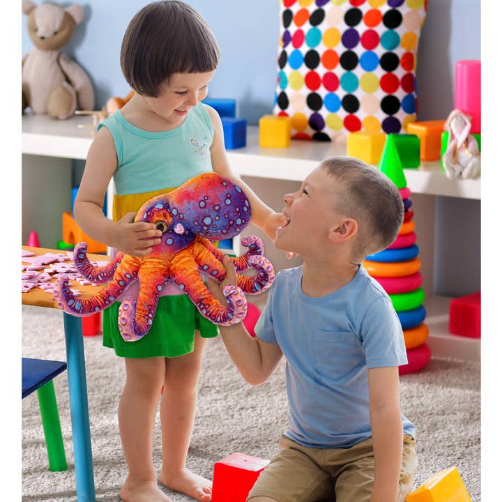 Cota Global - Wholesale Stuffed/Plush Toy - Kids & Baby - Wild Collection Plush - Octopus 15"5