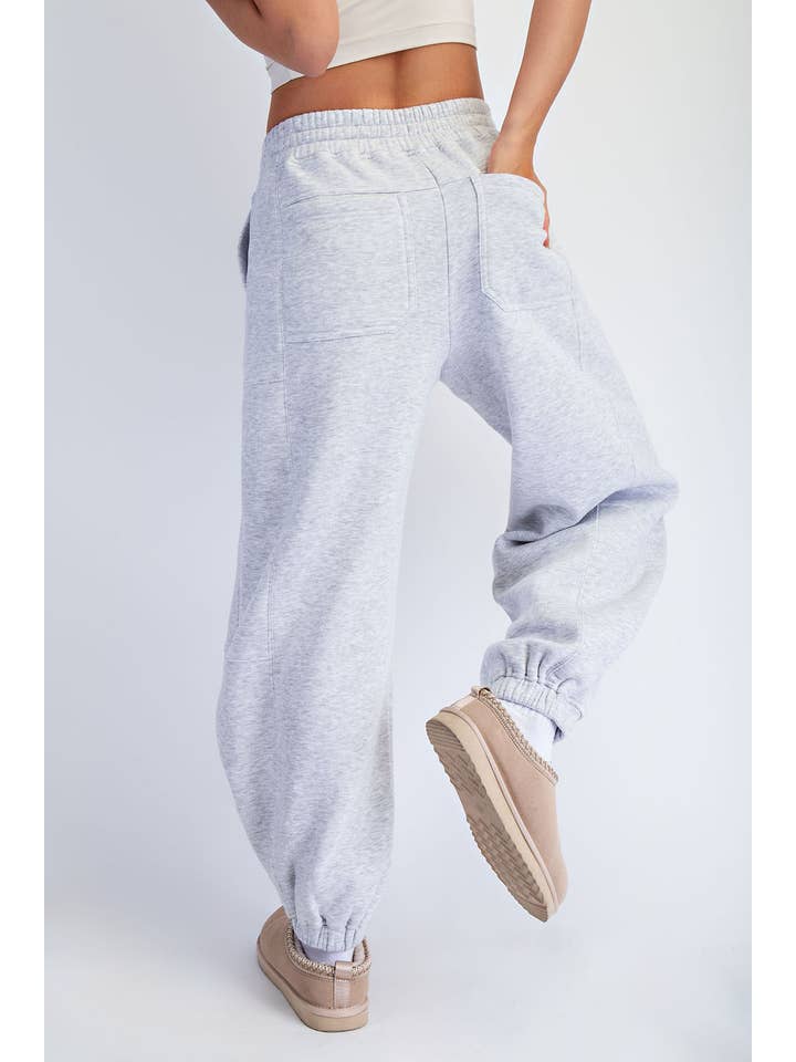 Rae Mode - Wholesale Athletic Pants - Women's - FLEECE COCOON JOGGER SWEATPANTS23