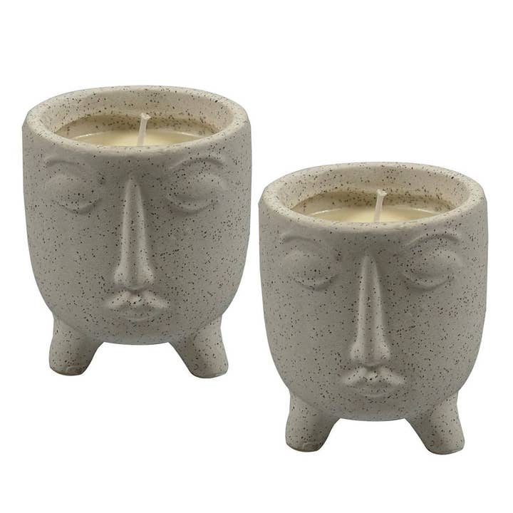 STEEN Resting Face Relief Candle, 6 Oz voor groothandel op Faire