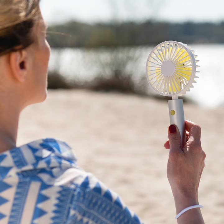 D & A Home Australia Pty Ltd - Wholesale Handheld electric fan - Handheld Mini Fan with USB Charger by Remember - Silver4