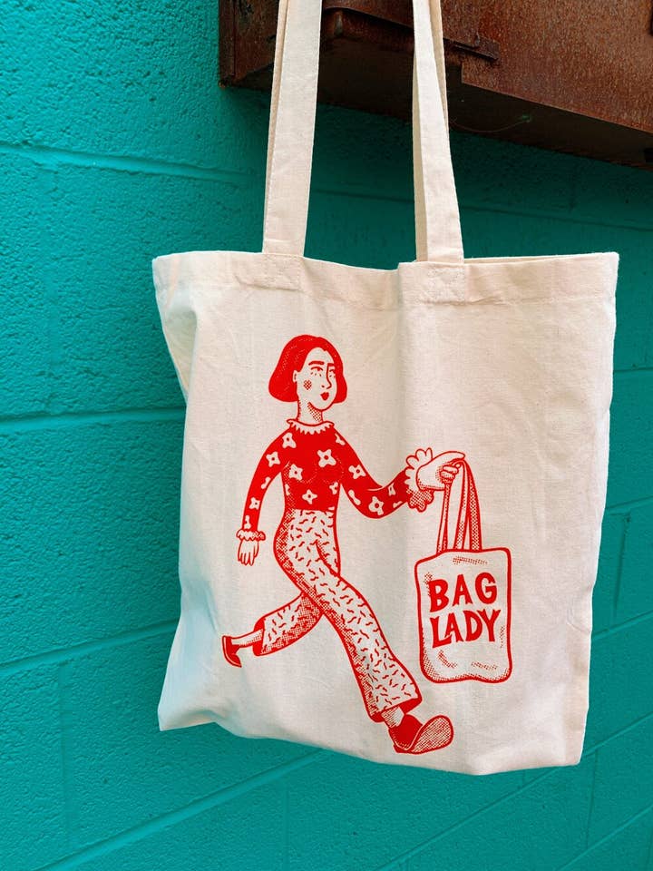 Bag Lady Tote for wholesale by Inner Peach Design