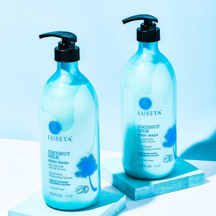 Luseta Beauty - Wholesale Body Wash/Shower Gel - Coconut Milk Body Wash - 33.8oz