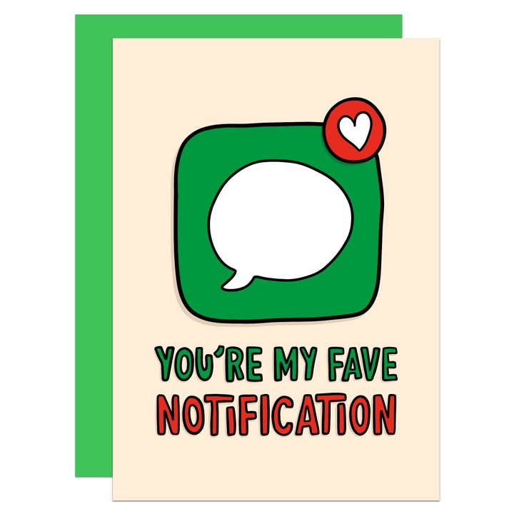 Tarjeta A6 de Notificación Favorita para venta al por mayor de TeePee Creations