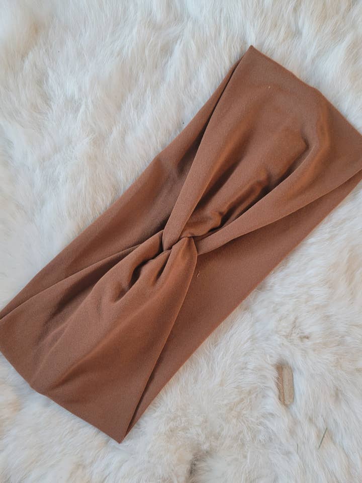 Caramel Headband for wholesale by Sew fashionable headbands