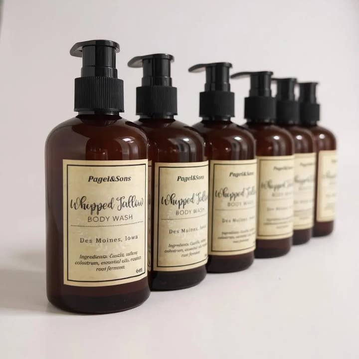 Pagel & Sons - Wholesale Body Wash/Shower Gel - Tallow Body Wash; Grassfed beef tallow shower gel1