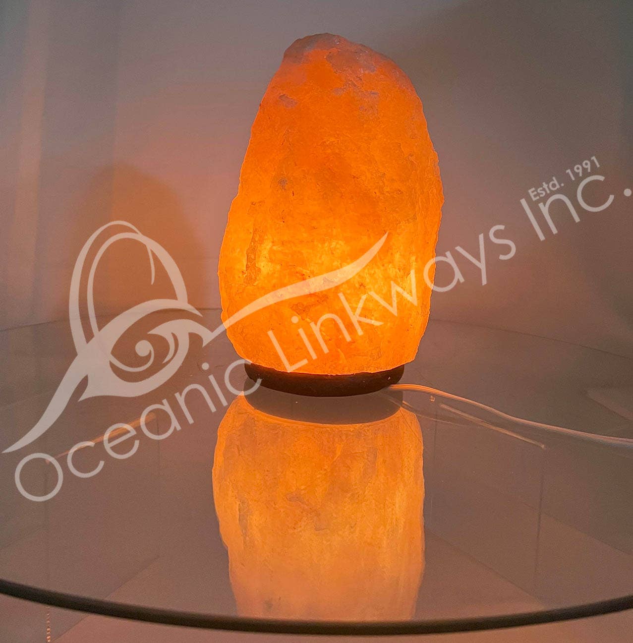 Oceanic Linkways Inc - Wholesale Salt Lamp - SALT LAMP - ROUGH NO CORD 10-12" (PC)1