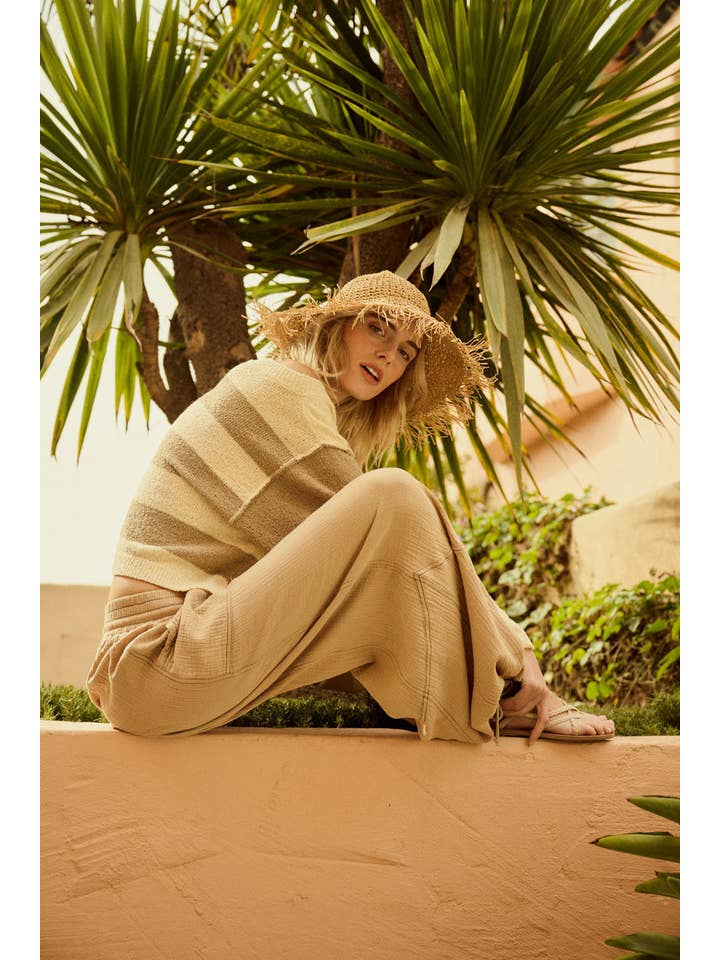 Promesa USA - Wholesale Pants - Women's - Mineral Washed Crinkle Cotton Parachute Pants2