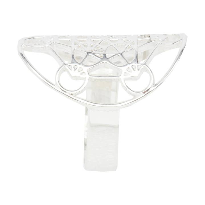 KARMA YOGA SHOP - Wholesale Cocktail/Statement Ring - 925 Silver Metatron Cube Ring10