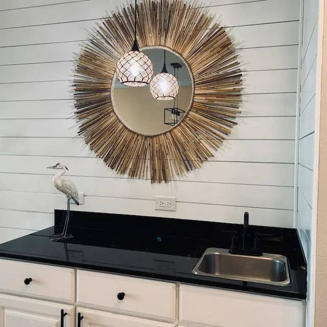 Geometrik Design - Wholesale Wall Stone - Bamboo Mirror Wall Decoration7