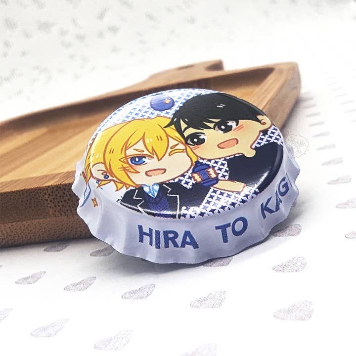 squibblefu - Wholesale Lapel Pin/Button - Pocari Sweet | Hirano to Kagiura | Bottle Cap Pin-back Button16