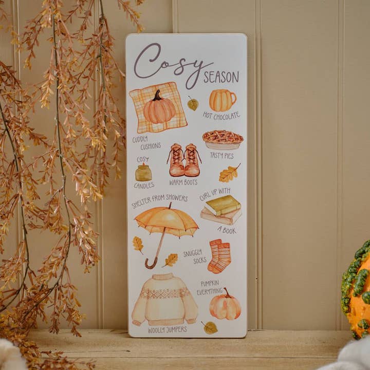 Oogst Pompoen Gezellige Seizoen Pompoen Bord voor wholesale door Langs